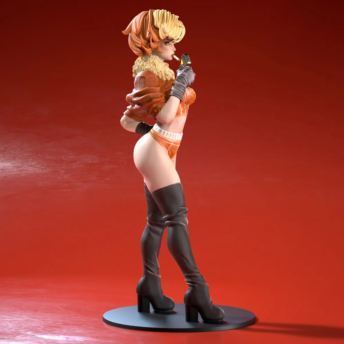 Flarya - Waifumon | Fan Art | 3D Printed Resin Model Garage Kit | *Un-Painted* | SiryllArt 4
