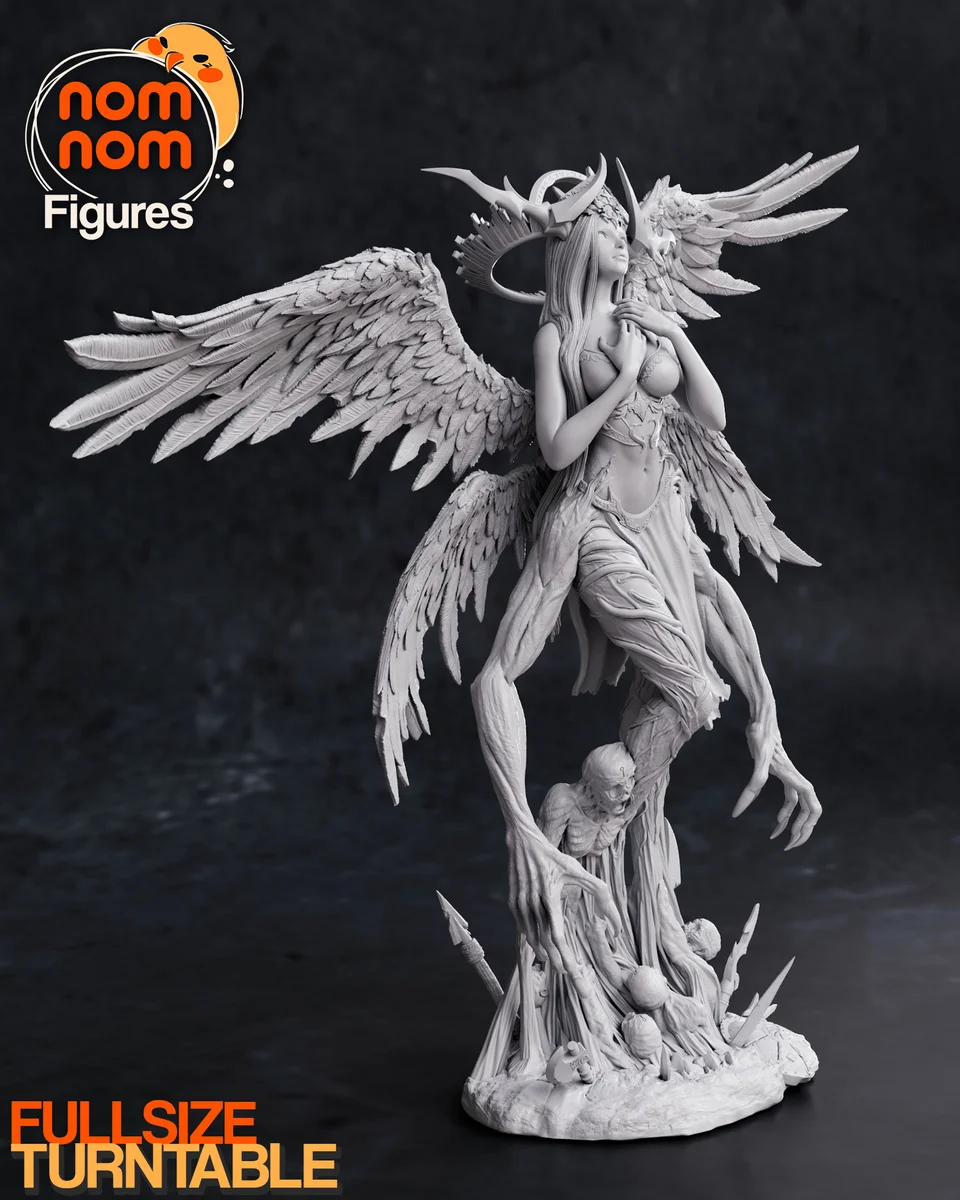 Zhazel | Fan Art | 3D Printed Resin Model Garage Kit | *Un-Painted* | Nomnom 7