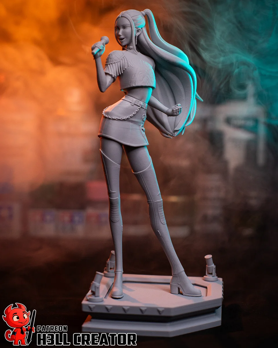 Mira | Fan Art | 3D Printed Resin Model Garage Kit | *Un-Painted* | H3LL Creator 10