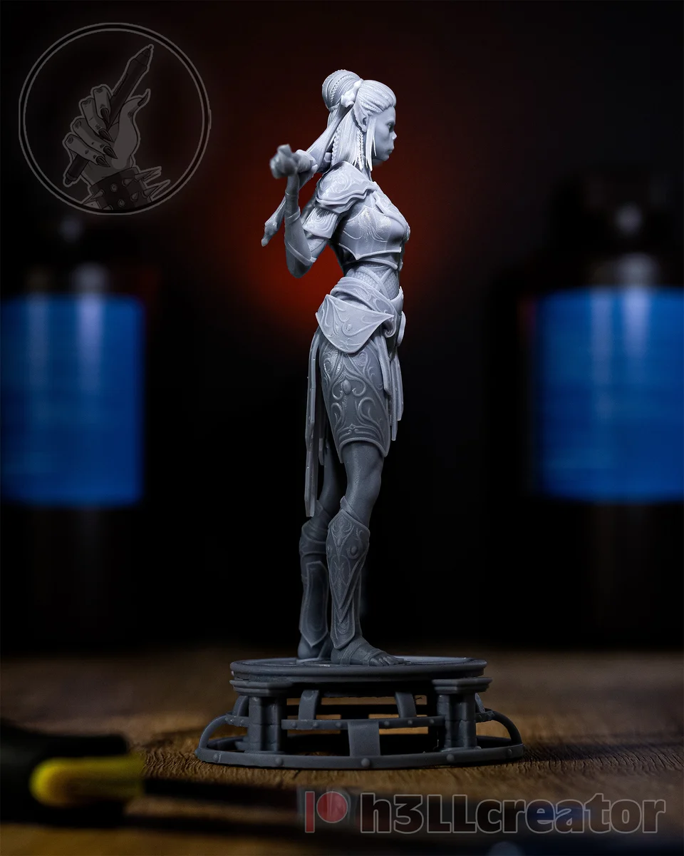 Lae'zel | Fan Art | 3D Printed Resin Model Garage Kit | *Un-Painted* | H3LL Creator 6