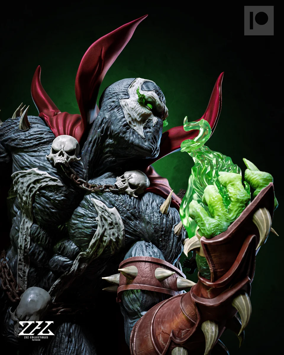 Spawn | Fan Art | 3D Printed Resin Model Garage Kit | *Un-Painted* | ZEZ Studio 6