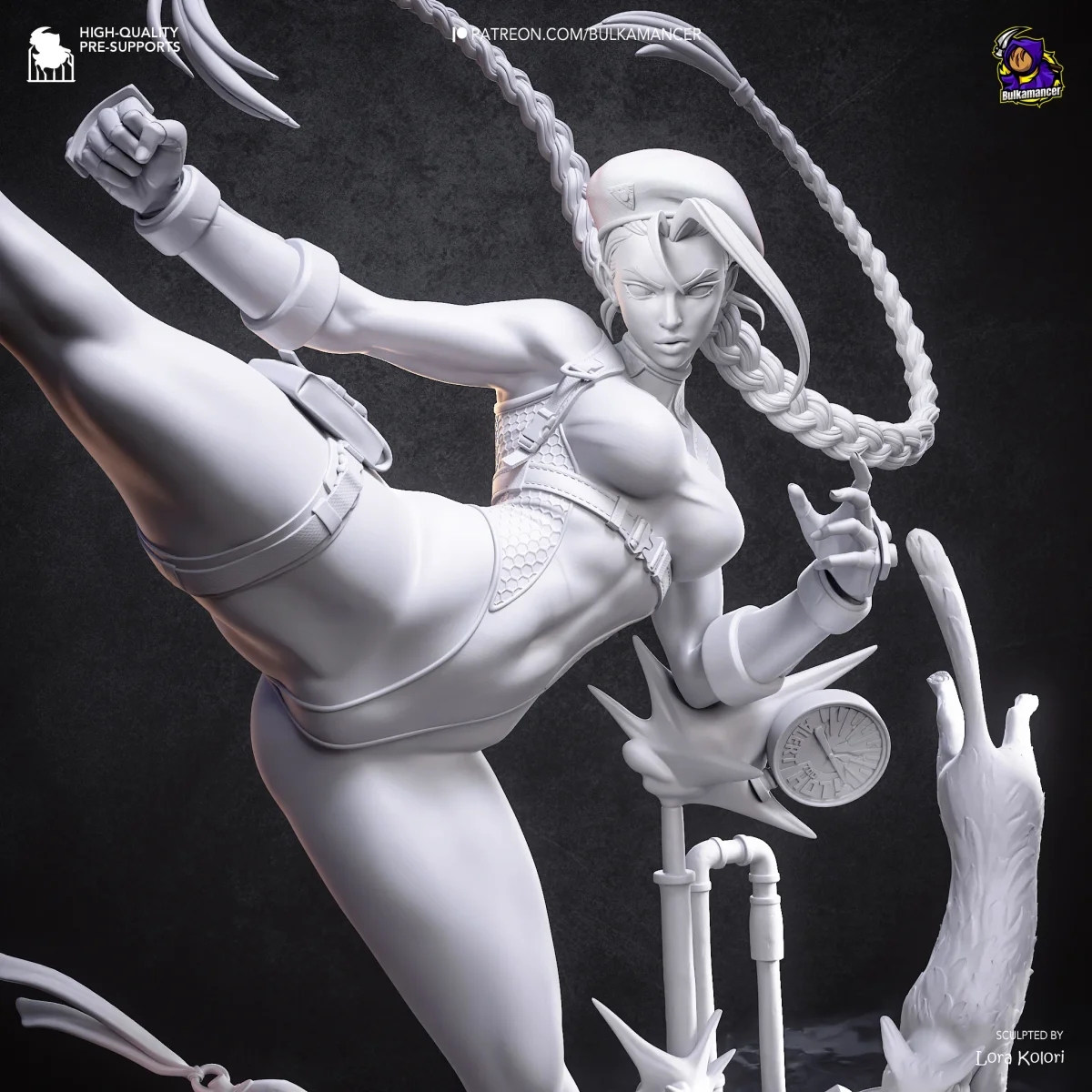 Cammy | Fan Art | 3D Printed Resin Model Garage Kit | *Un-Painted* | Bulkamancer 8