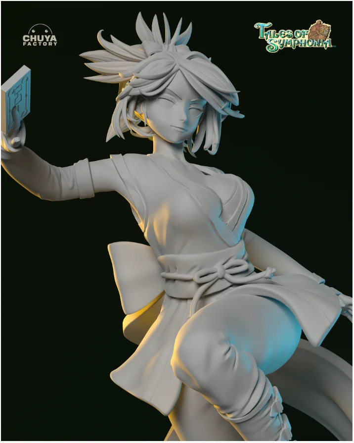 Sheena Fujibayashi | Fan Art | 3D Printed Resin Model Garage Kit | *Un-Painted* | Chuya Factory 6