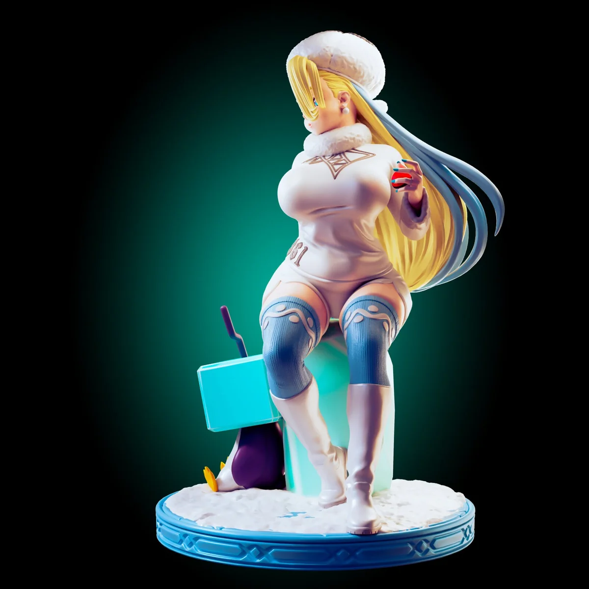 Melony | Fan Art | 3D Printed Resin Model Garage Kit | *Un-Painted* | Officer Rhu 2