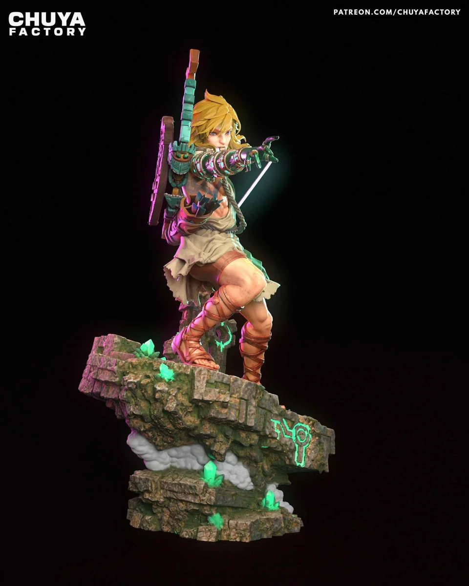 Link | Fan Art | 3D Printed Resin Model Garage Kit | *Un-Painted* | Chuya Factory 6