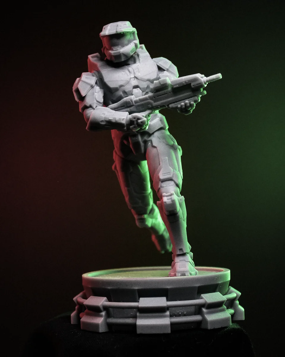 Master Chief | Fan Art | 3D Printed Resin Model Garage Kit | *Un-Painted* | H3LL Creator 3