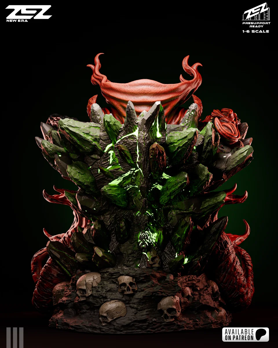 Spawn Throne | Fan Art | 3D Printed Resin Model Garage Kit | *Un-Painted* | ZEZ Studio 5