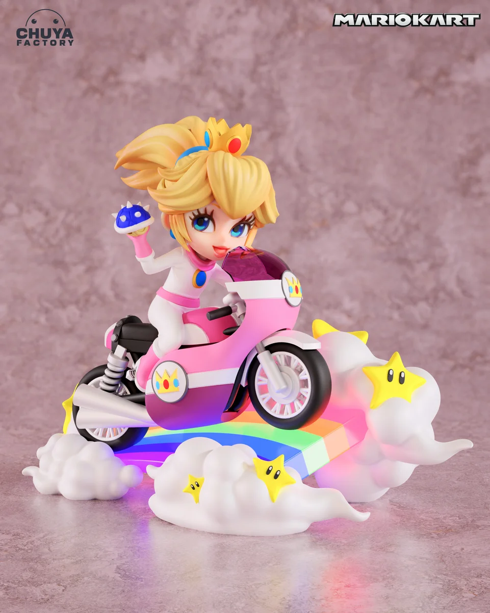 Chibi Princess Peach | Fan Art | 3D Printed Resin Model Garage Kit | *Un-Painted* | Chuya Factory 3