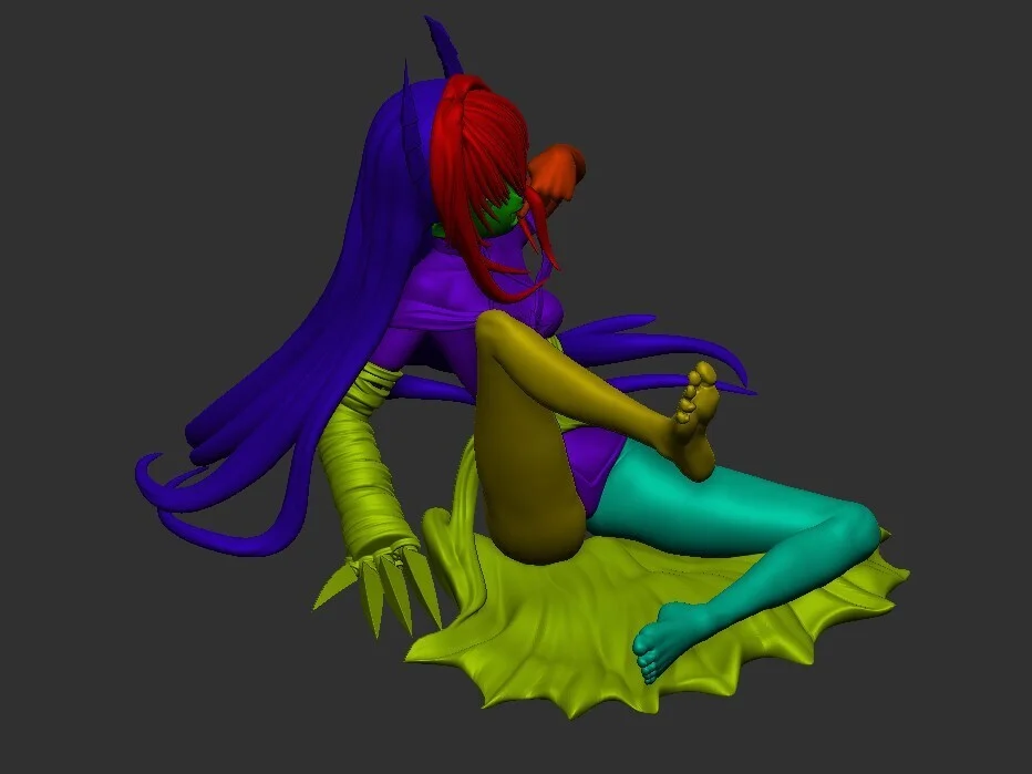 Darkness | Fan Art | 3D Printed Resin Model Garage Kit | *Un-Painted* | Yoru Studio 4