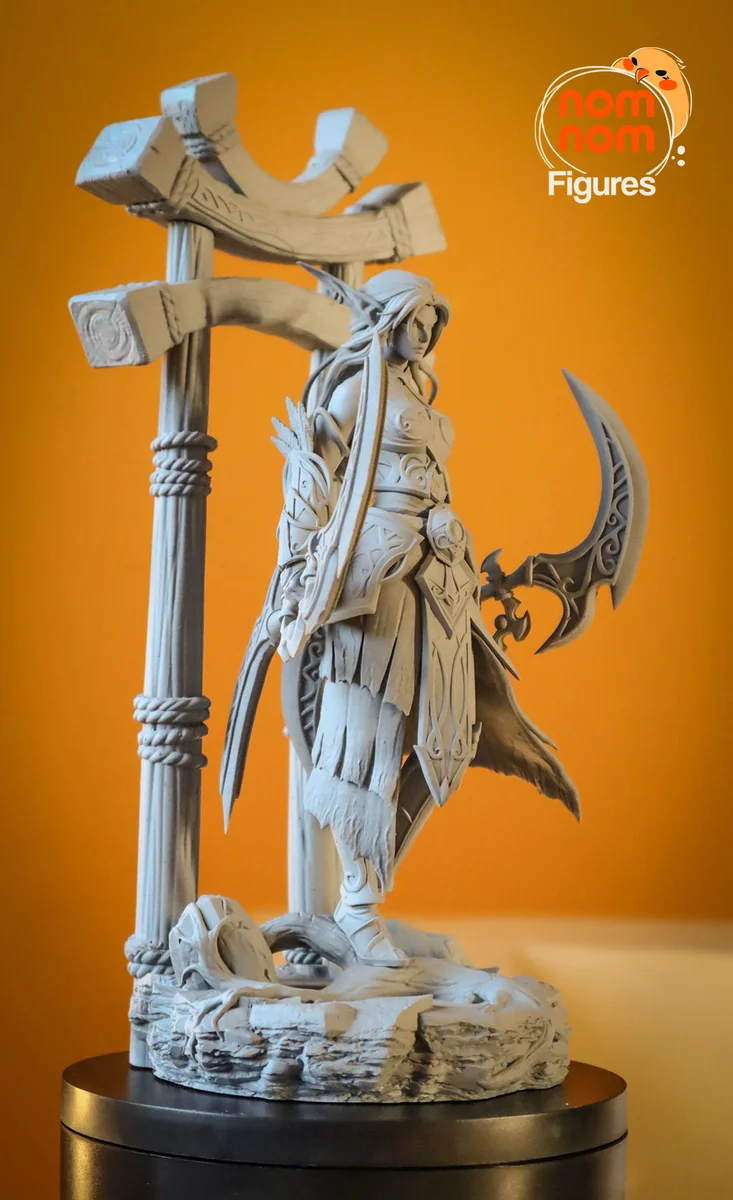 Tyrande Whisperwind | Fan Art | 3D Printed Resin Model Garage Kit | *Un-Painted* | Nomnom 7