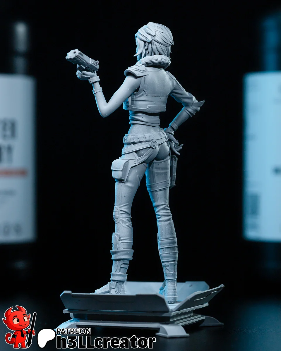 Lilith | Fan Art | 3D Printed Resin Model Garage Kit | *Un-Painted* | H3LL Creator 6