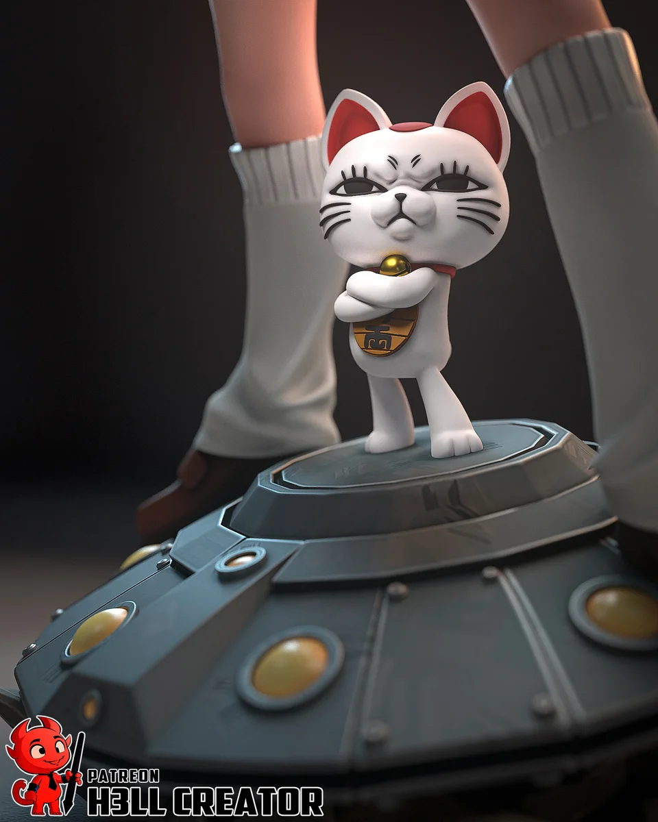 Momo Ayase | Fan Art | 3D Printed Resin Model Garage Kit | *Un-Painted* | H3LL Creator 8