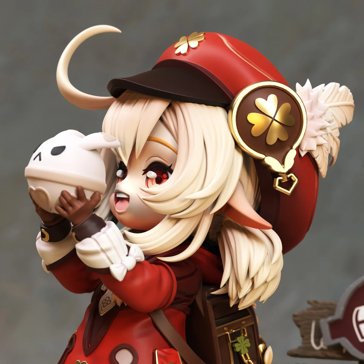 Chibi Klee | Fan Art | 3D Printed Resin Model Garage Kit | *Un-Painted* | Chuya Factory 3