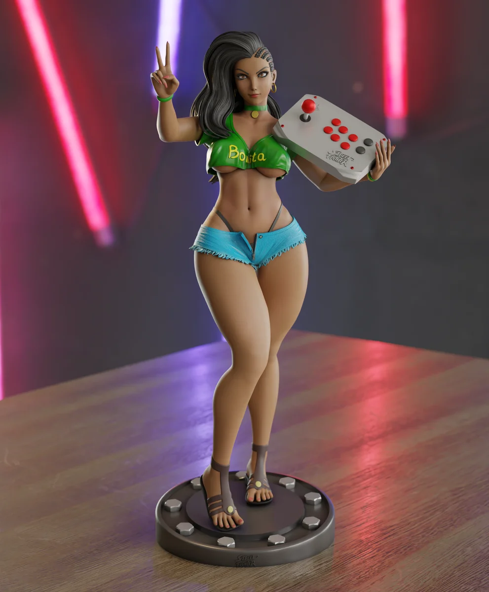 Laura Matsuda | Fan Art | 3D Printed Resin Model Garage Kit | *Un-Painted* | Momoji 4