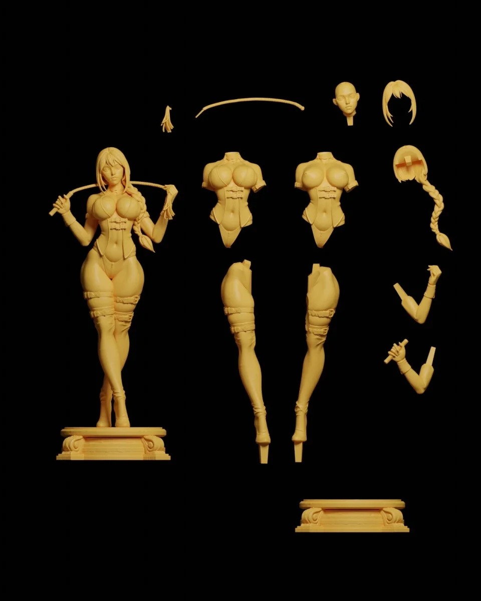 Makima | Fan Art | 3D Printed Resin Model Garage Kit | *Un-Painted* | ES Monster 5