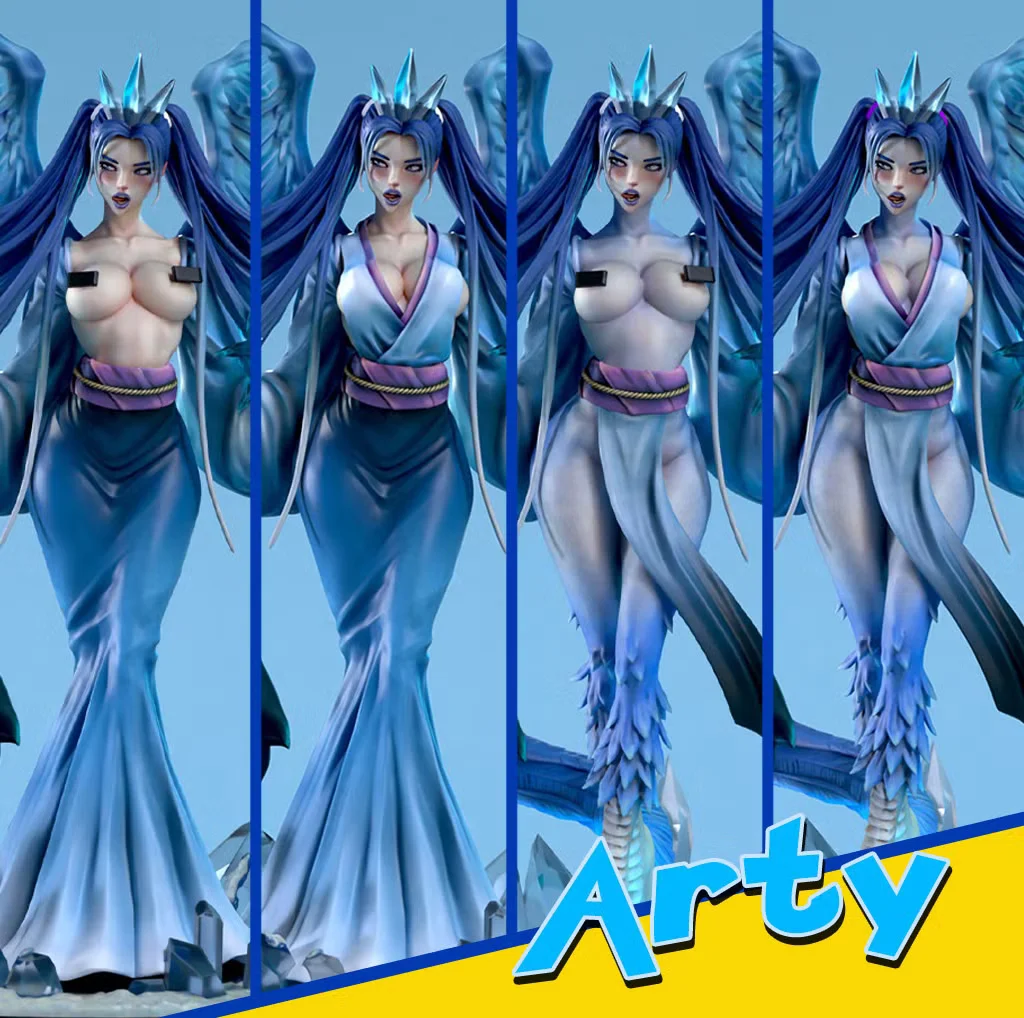Arty - Waifumon | Fan Art | 3D Printed Resin Model Garage Kit | *Un-Painted* | SiryllArt
