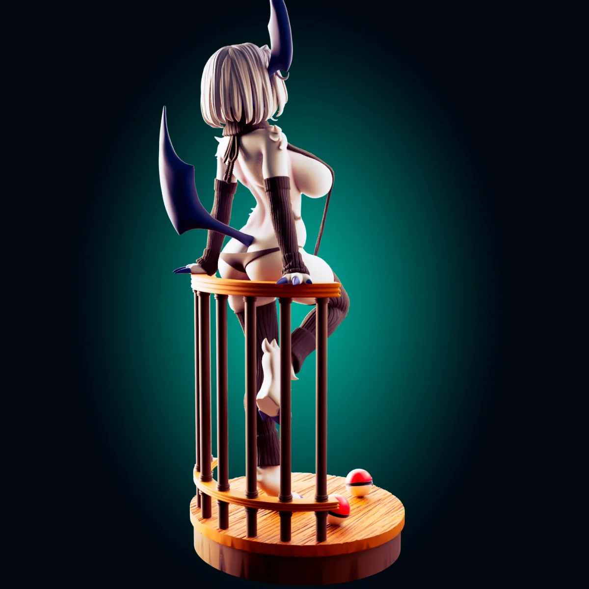 Absol | Fan Art | 3D Printed Resin Model Garage Kit | *Un-Painted* | Officer Rhu 2