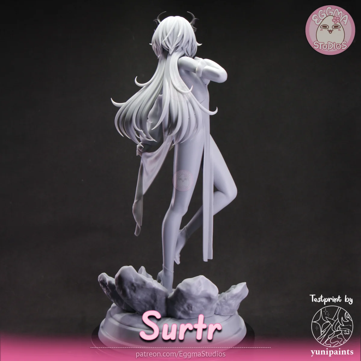 Surtr | Fan Art | 3D Printed Resin Model Garage Kit | *Un-Painted* | EggmaStudios 16