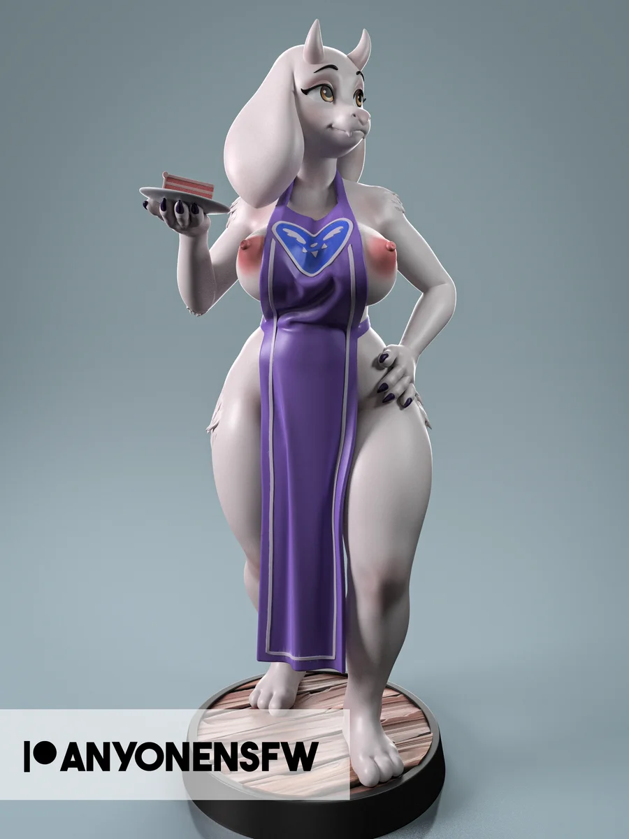 Toriel | Fan Art | 3D Printed Resin Model Garage Kit | *Un-Painted* | AnyoneNSFW 6