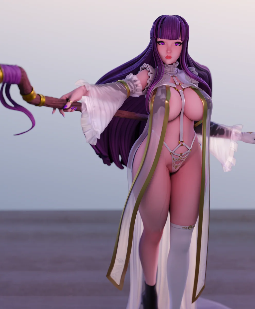 Fern | Fan Art | 3D Printed Resin Model Garage Kit | *Un-Painted* | Momoji 4