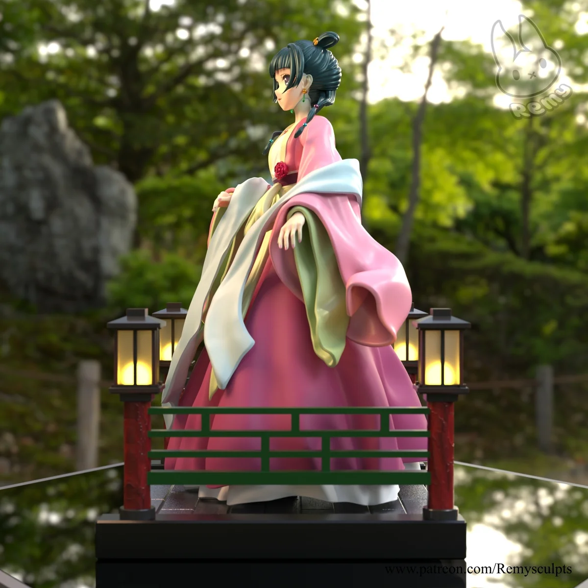 Maomao | Fan Art | 3D Printed Resin Model Garage Kit | *Un-Painted* | Remy Sculpts 3