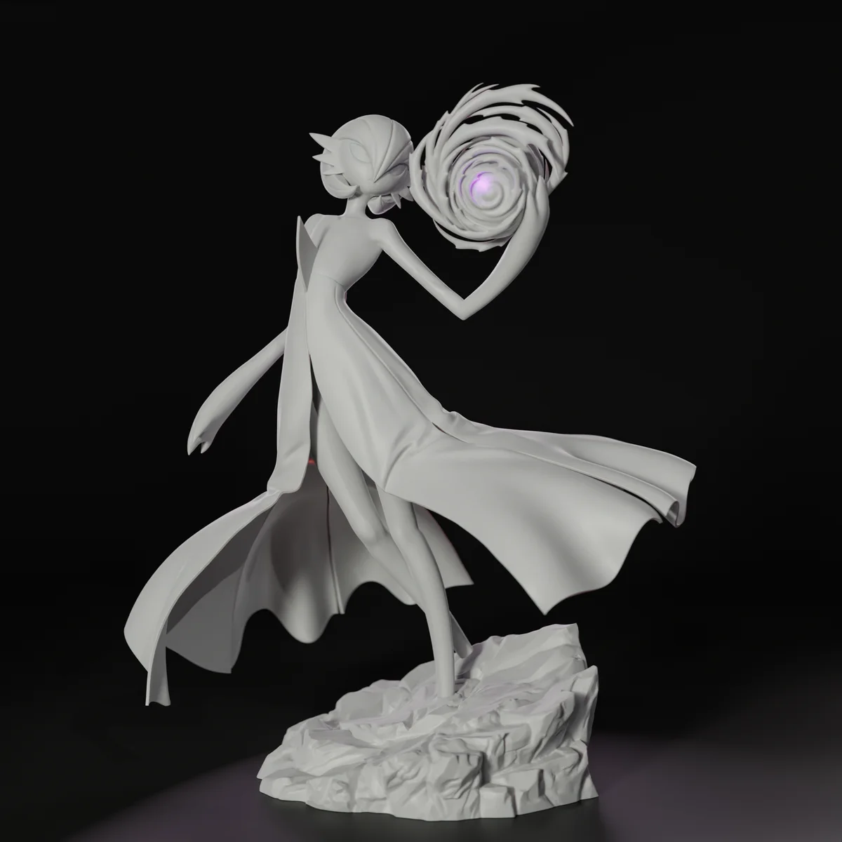 Gardevoir | Fan Art | 3D Printed Resin Model Garage Kit | *Un-Painted* | Inari Figure 5