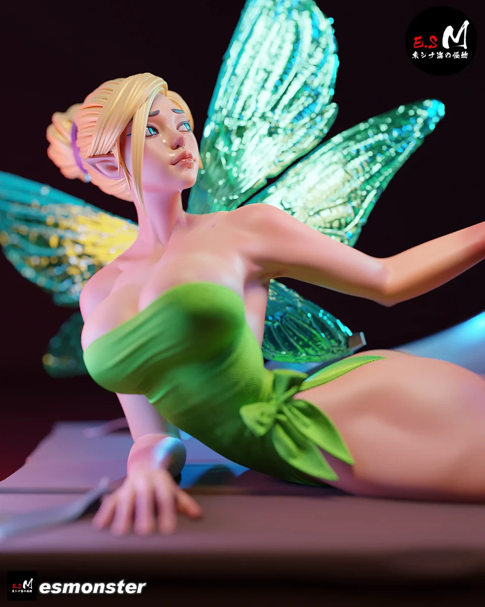 Miss Bell | Fan Art | 3D Printed Resin Model Garage Kit | *Un-Painted* | ES Monster 2