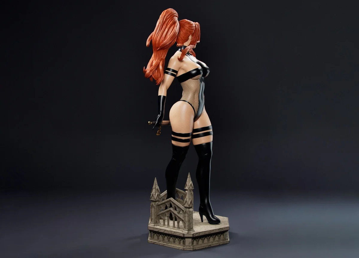 Avengelyne | Fan Art | 3D Printed Resin Model Garage Kit | *Un-Painted* | Abe3D 4