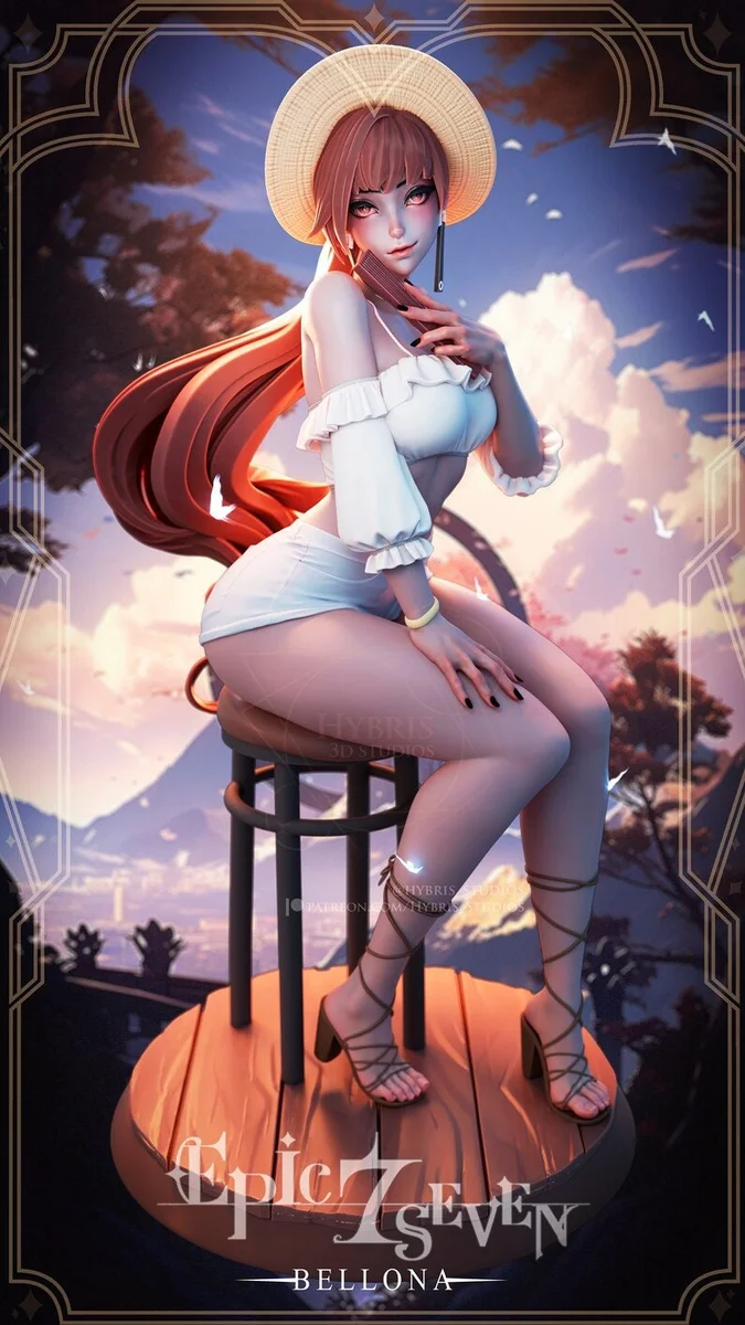 Noble Lady | Fan Art | 3D Printed Resin Model Garage Kit | *Un-Painted* | Hybris Studio 5