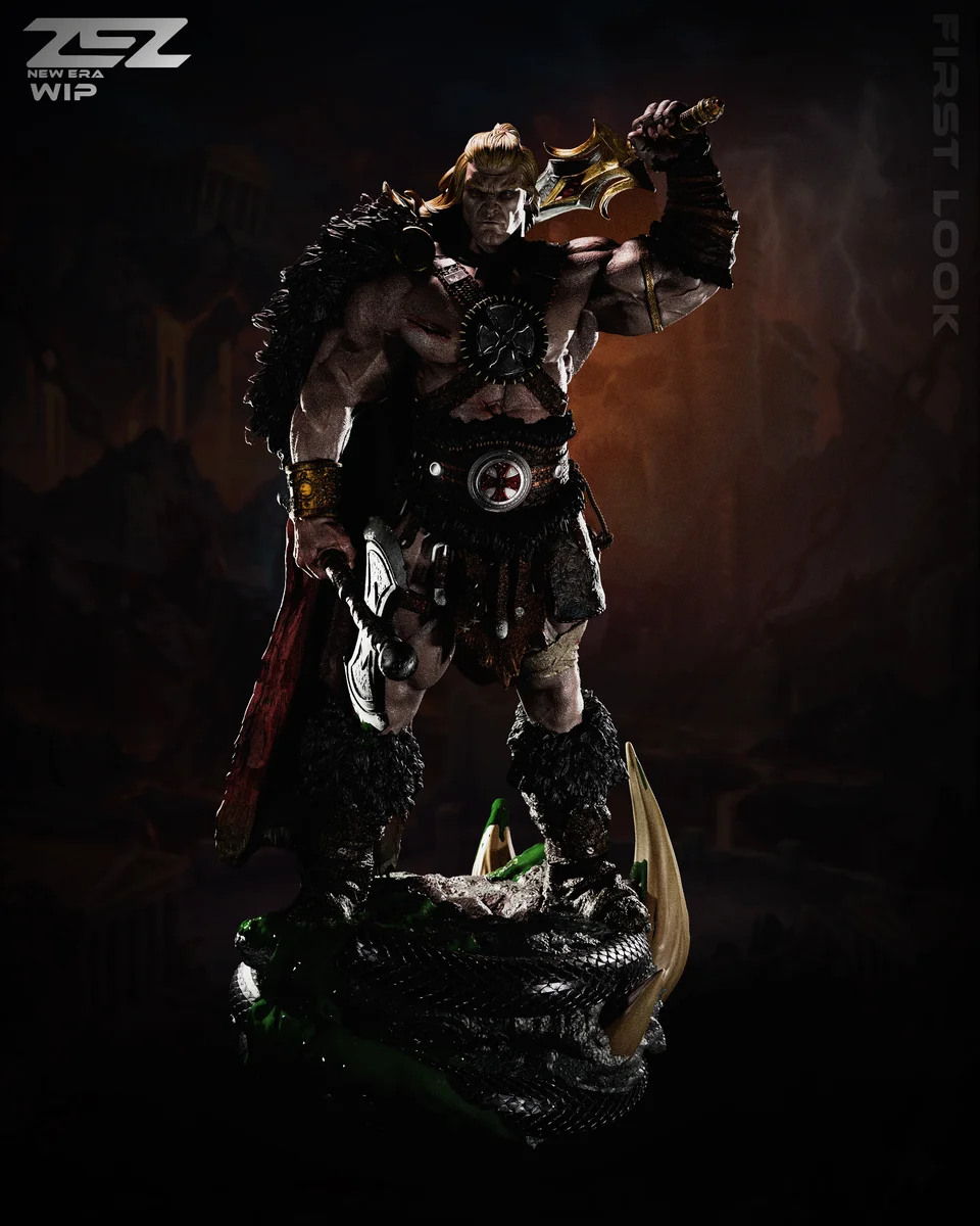 He-Man Museum | Fan Art | 3D Printed Resin Model Garage Kit | *Un-Painted* | ZEZ Studio 9