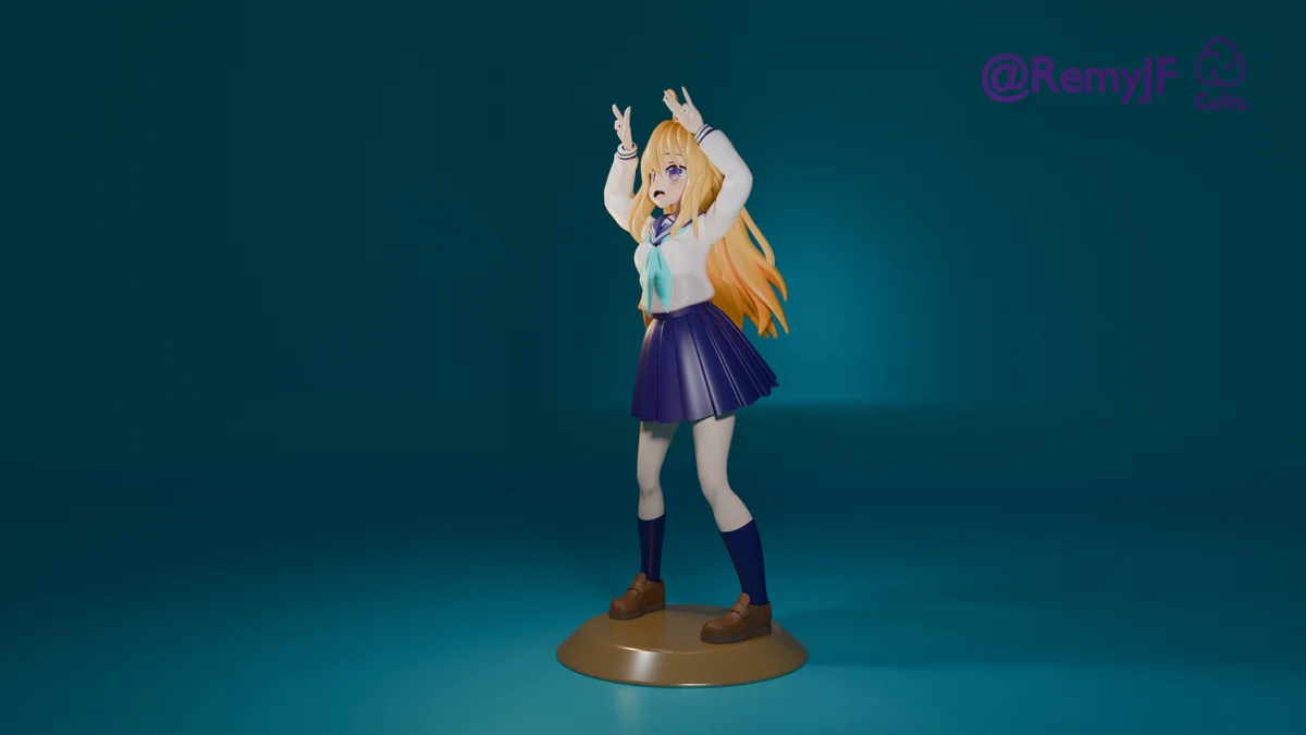 Torako Koshi | Fan Art | 3D Printed Resin Model Garage Kit | *Un-Painted* | Remy Sculpts 3