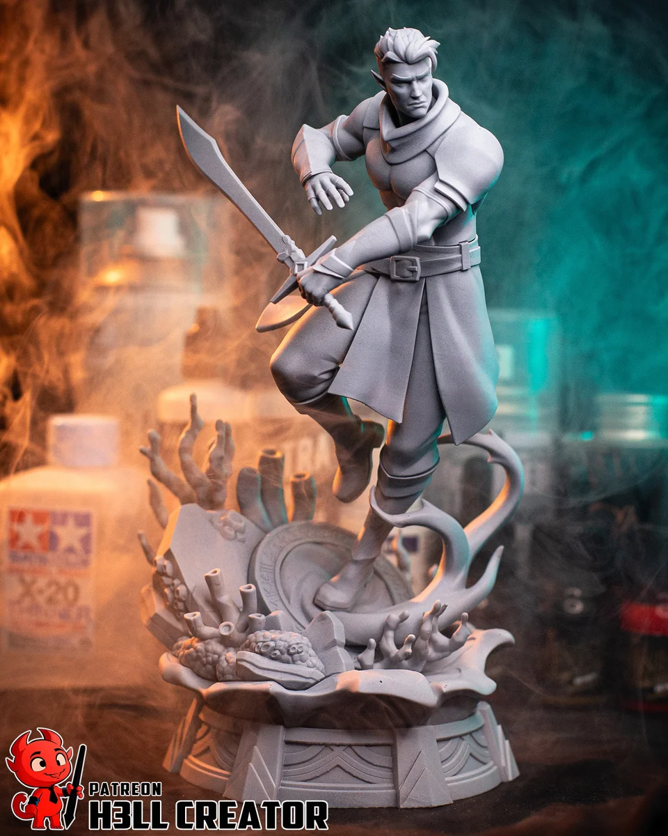 Fjord | Fan Art | 3D Printed Resin Model Garage Kit | *Un-Painted* | H3LL Creator 6