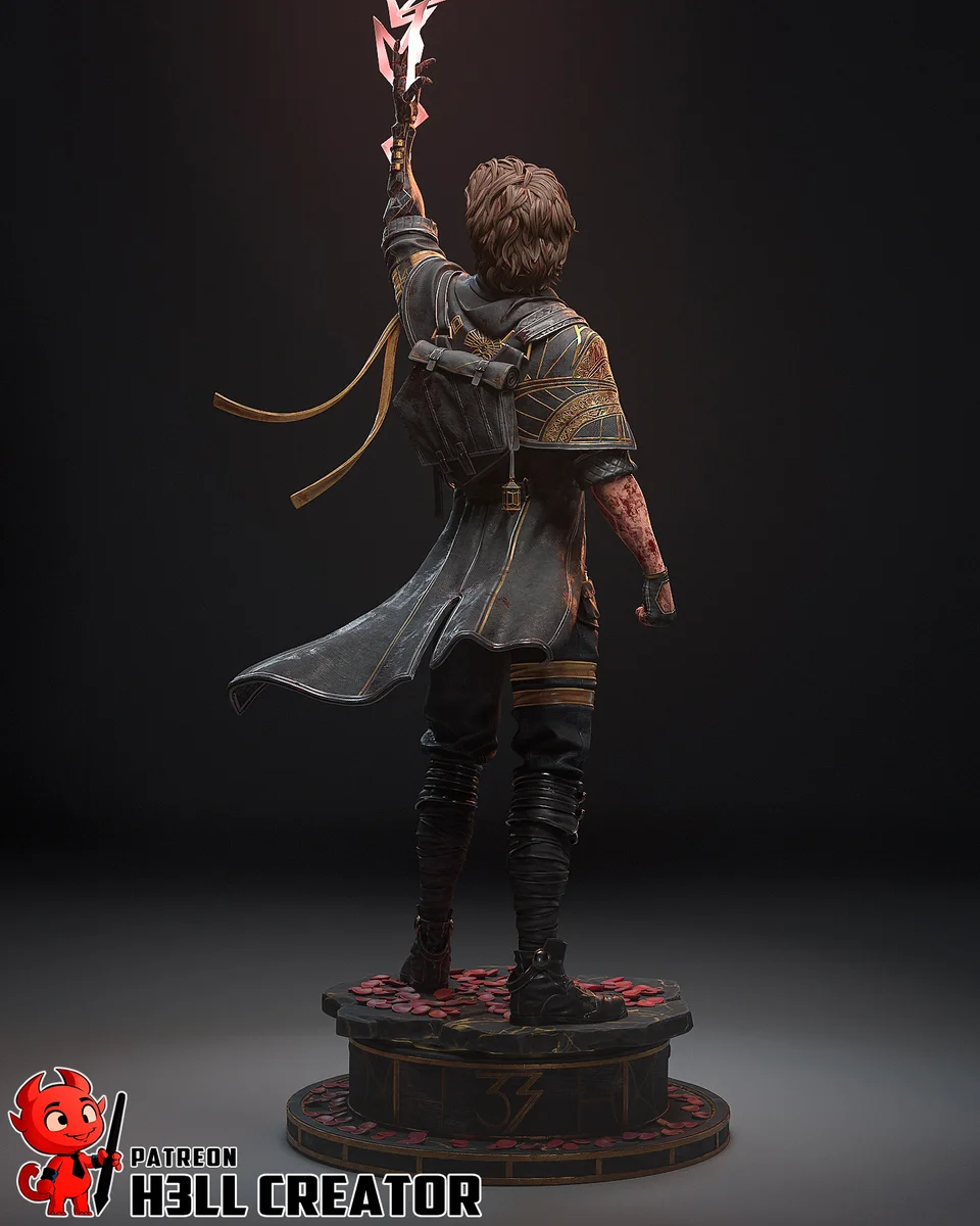 Gustave | Fan Art | 3D Printed Resin Model Garage Kit | *Un-Painted* | H3LL Creator 7
