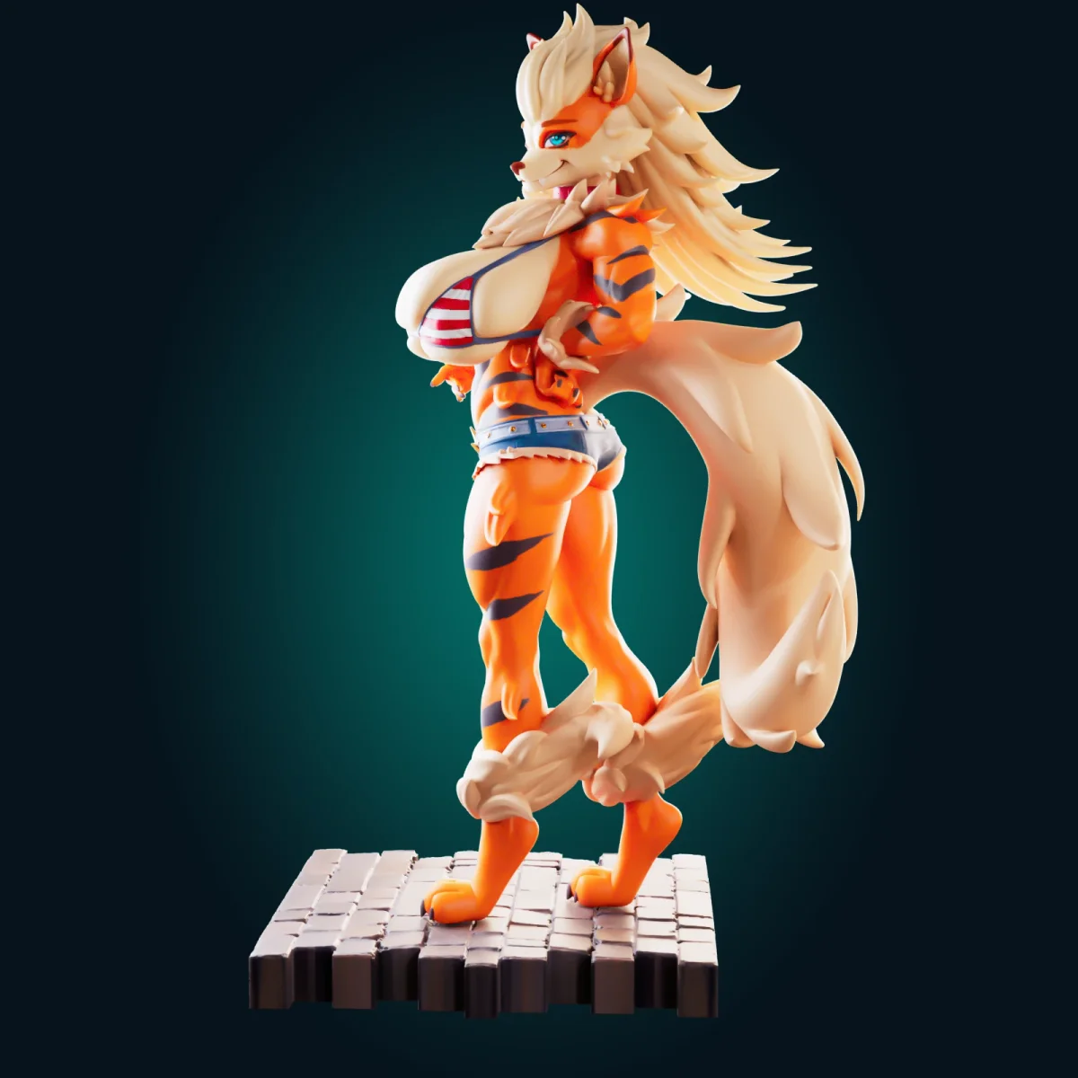 Dog Walker | Fan Art | 3D Printed Resin Model Garage Kit | *Un-Painted* | Officer Rhu 3