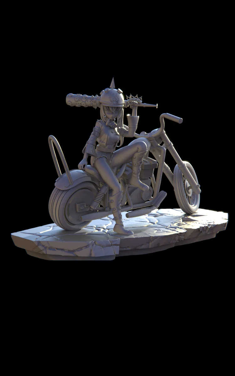 Lucy | Fan Art | 3D Printed Resin Model Garage Kit | *Un-Painted* | Yoru Studio 5