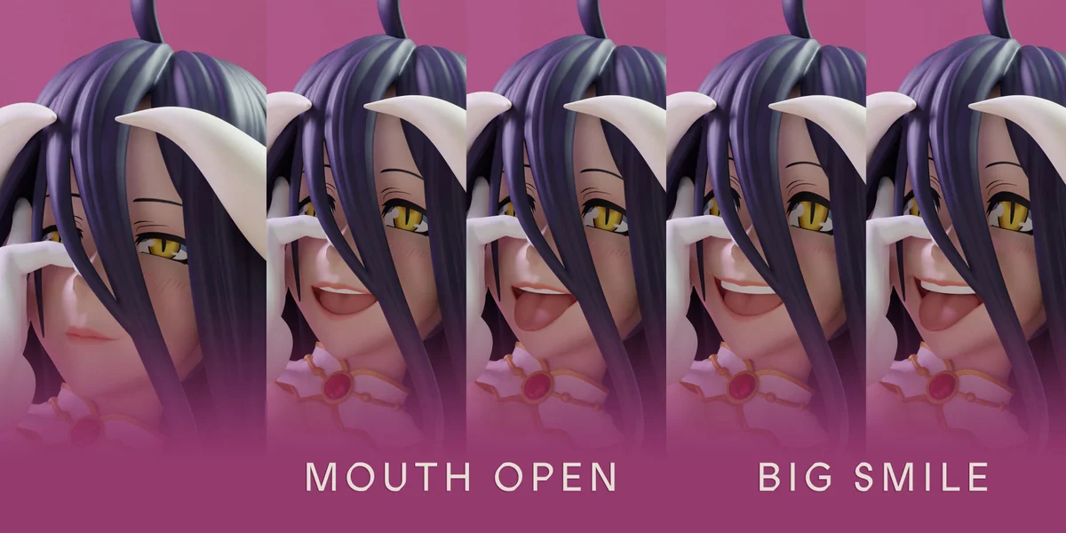 Albedo | Fan Art | 3D Printed Resin Model Garage Kit | *Un-Painted* | KiTNo 3