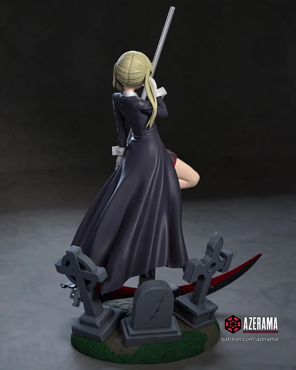 Maka | Fan Art | 3D Printed Resin Model Garage Kit | *Un-Painted* | Azerama 3
