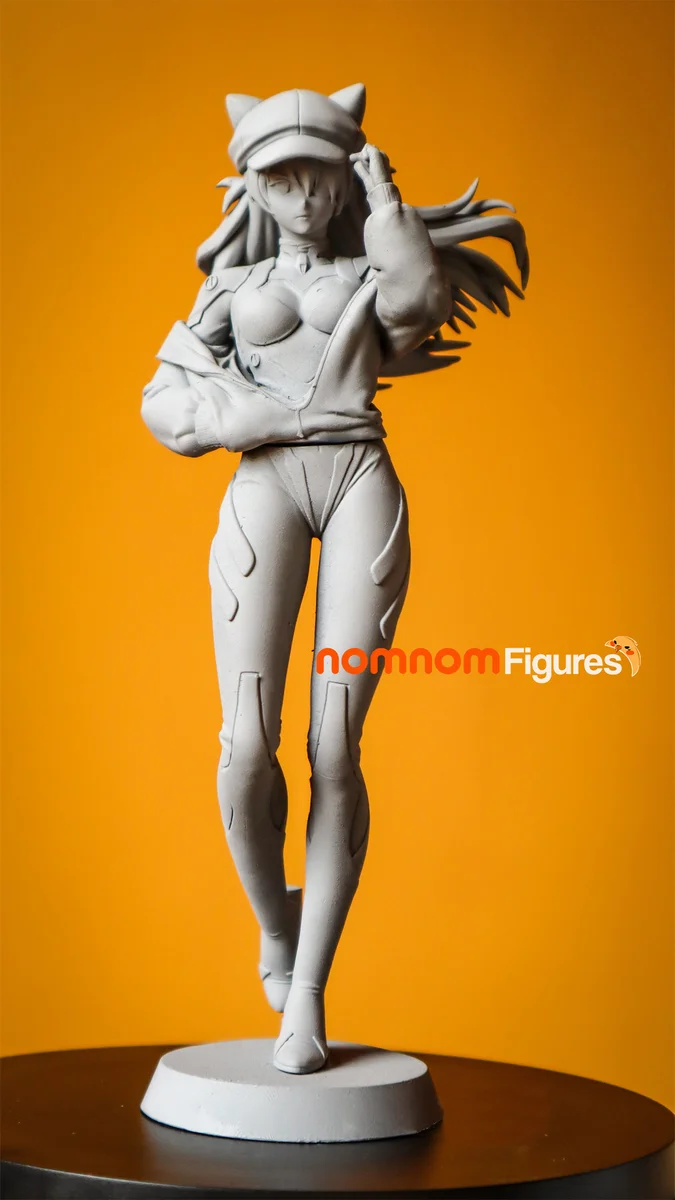 Asuka Langley | Fan Art | 3D Printed Resin Model Garage Kit | *Un-Painted* | Nomnom 7