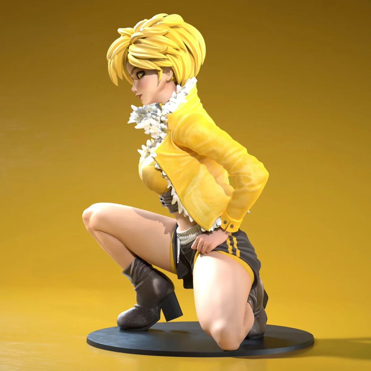 Jolin - Waifumon | Fan Art | 3D Printed Resin Model Garage Kit | *Un-Painted* | SiryllArt 6