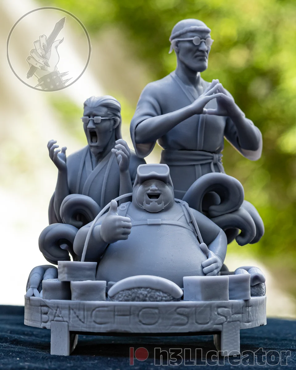 Dave the Diver | Fan Art | 3D Printed Resin Model Garage Kit | *Un-Painted* | H3LL Creator 4