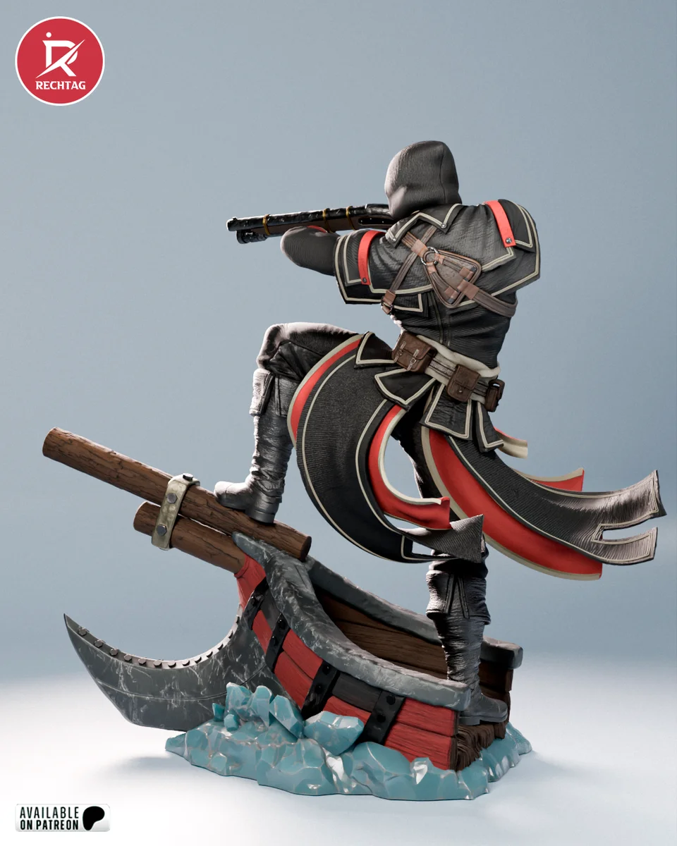 Shay Cormac | Fan Art | 3D Printed Resin Model Garage Kit | *Un-Painted* | Rechtag 9
