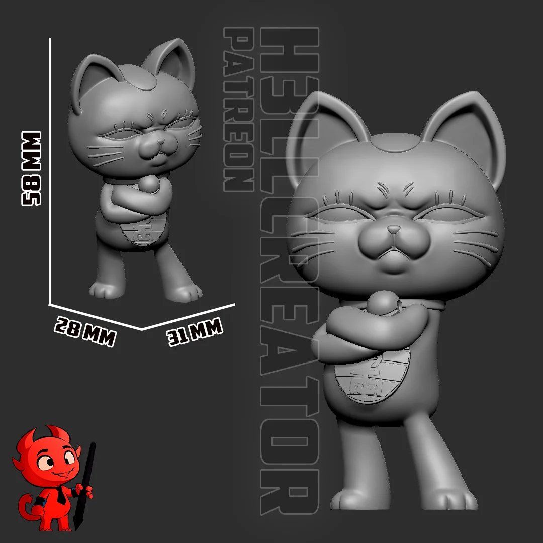 Chibi Turbo Granny | Fan Art | 3D Printed Resin Model Garage Kit | *Un-Painted* | H3LL Creator 7