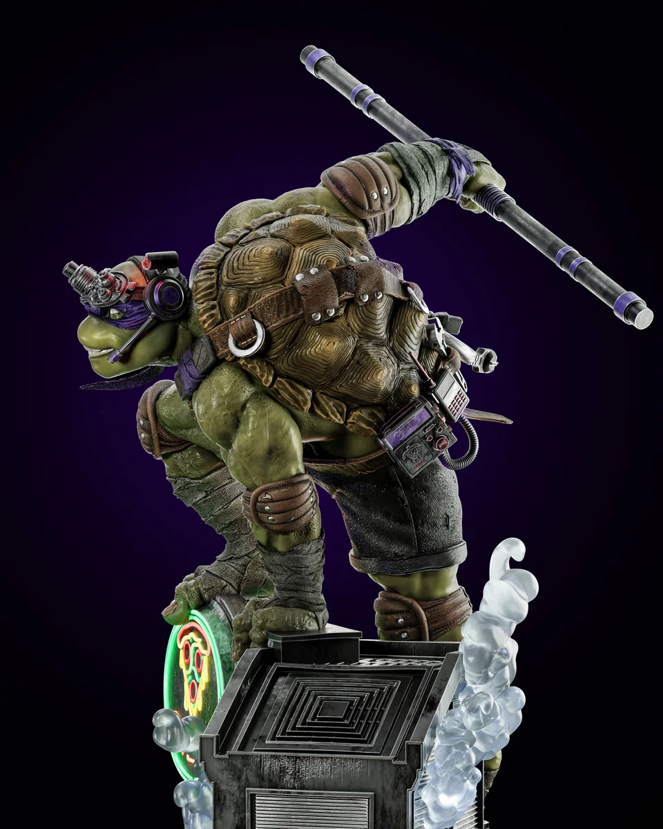 Donatello | Fan Art | 3D Printed Resin Model Garage Kit | *Un-Painted* | ZEZ Studio 8