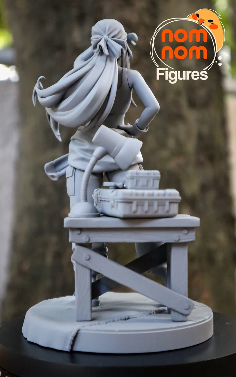 Winry Rockbell | Fan Art | 3D Printed Resin Model Garage Kit | *Un-Painted* | Nomnom 8