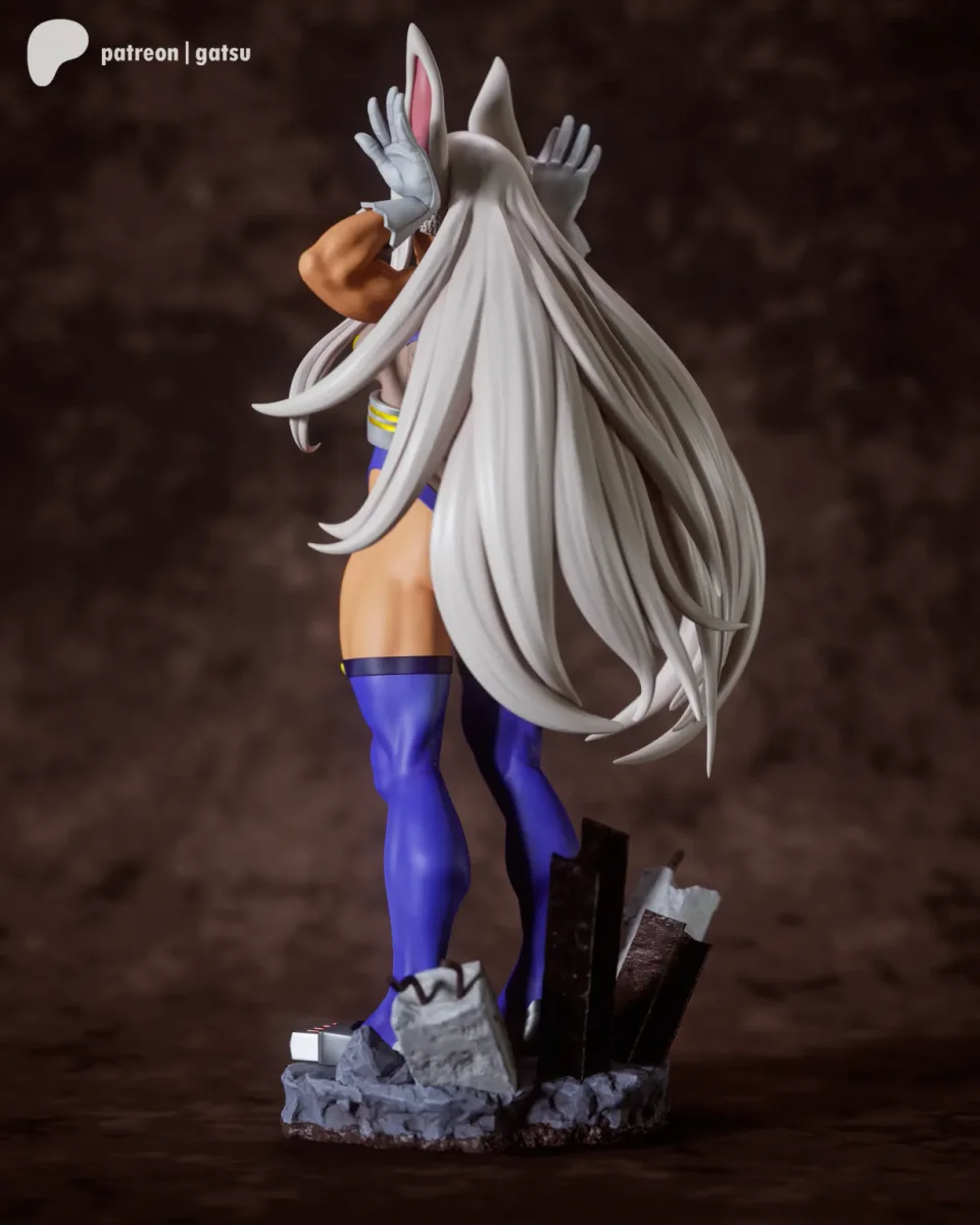 Mirko | Fan Art | 3D Printed Resin Model Garage Kit | *Un-Painted* | Gatsu Studios 4