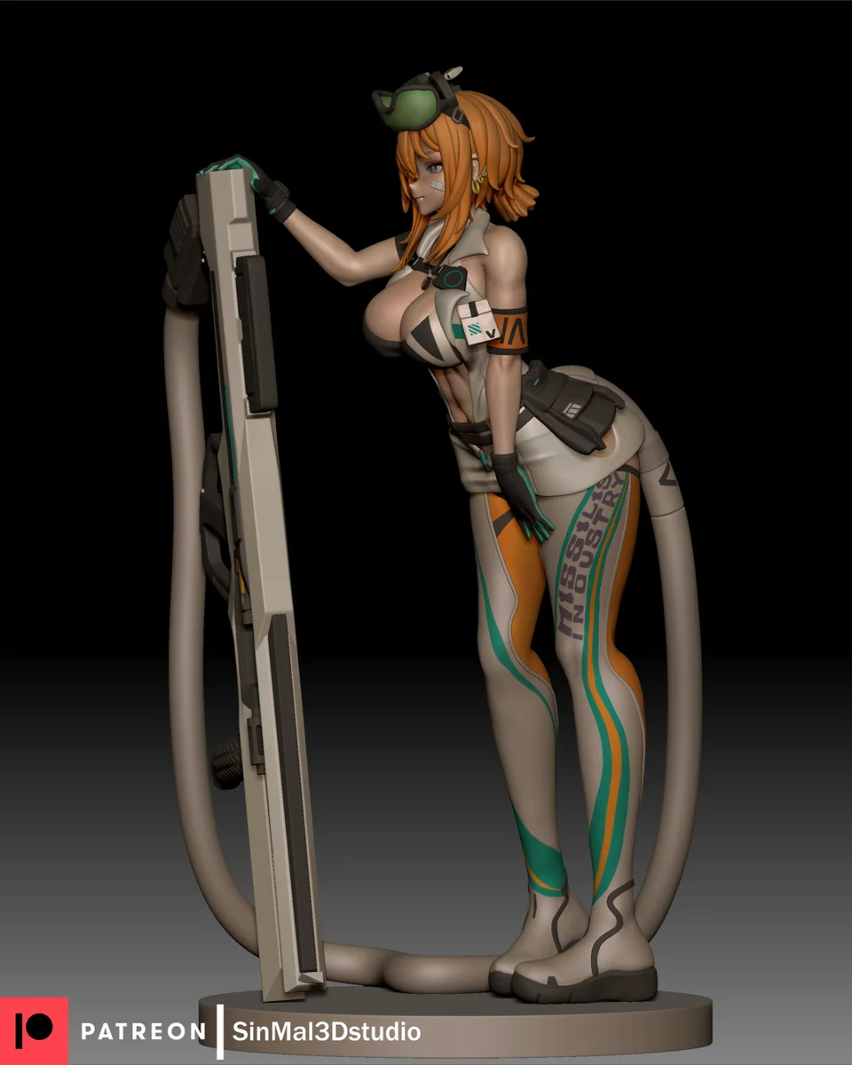 Maxwell | Fan Art | 3D Printed Resin Model Garage Kit | *Un-Painted* | Sin3Dstudio 5