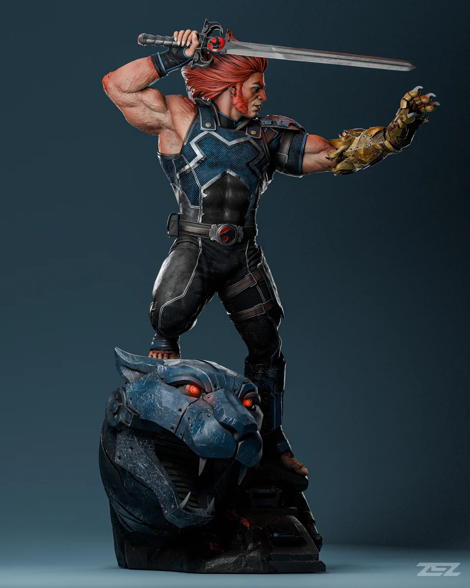 Lion-O | Fan Art | 3D Printed Resin Model Garage Kit | *Un-Painted* | ZEZ Studio 10
