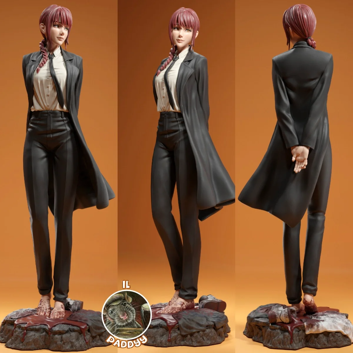Makima | Fan Art | 3D Printed Resin Model Garage Kit | *Un-Painted* | Il Paddyy 2
