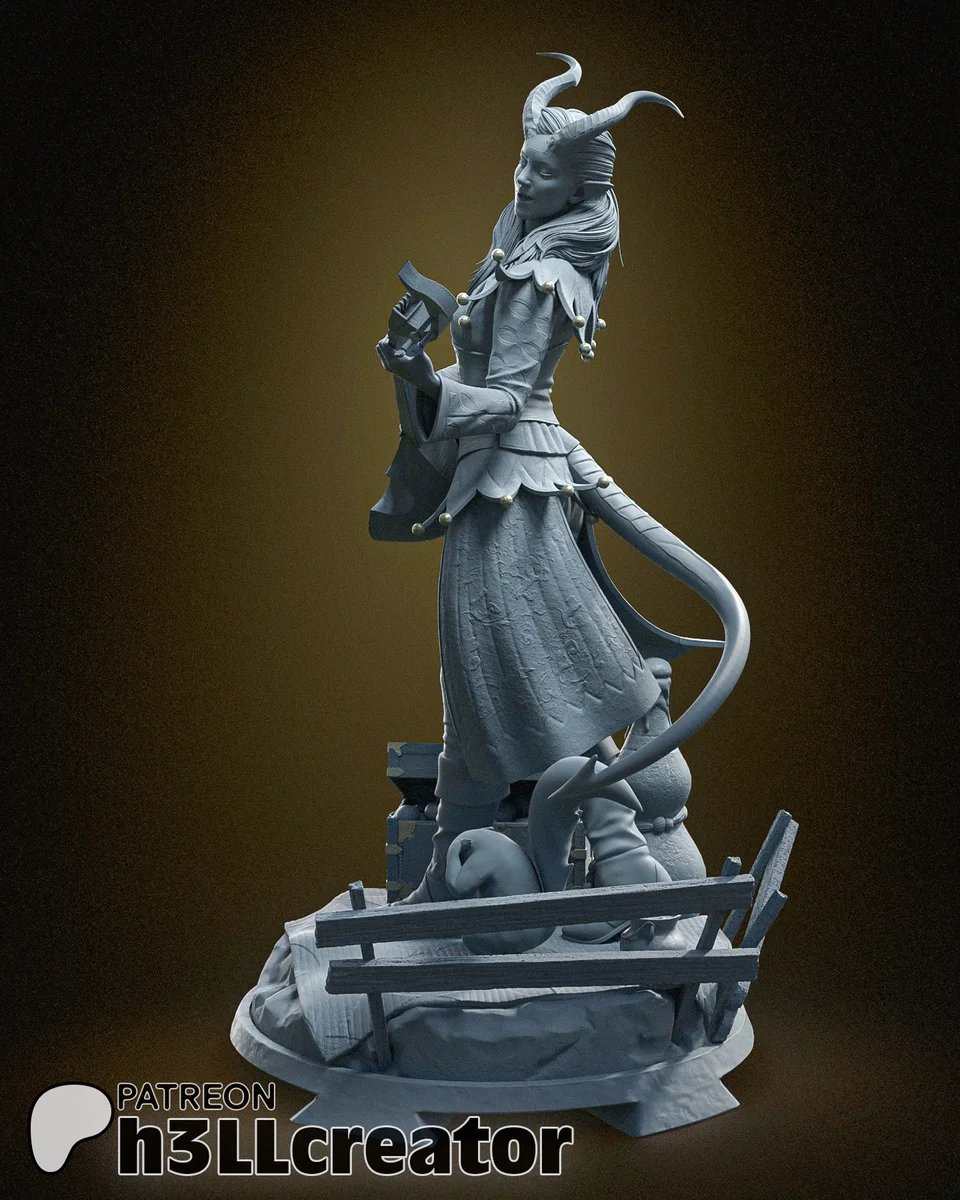 Alfira | Fan Art | 3D Printed Resin Model Garage Kit | *Un-Painted* | H3LL Creator 13