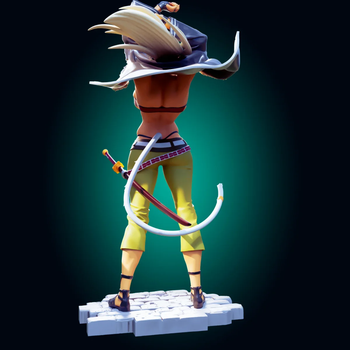Ghislaine | Fan Art | 3D Printed Resin Model Garage Kit | *Un-Painted* | Officer Rhu 2